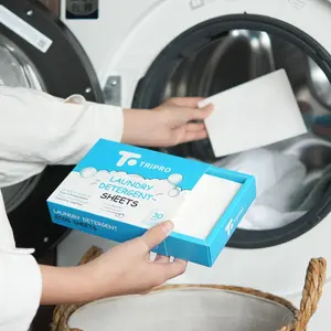 Trend ürünleri çevre dostu çamaşır sayfaları deterjan çamaşır deterjanı şeritler