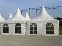 Chapiteau de réception de luxe pour événements en plein air, expositions, mariages, 3x3m, 4x4m, 5x5m, 6x6m, en PVC blanc avec poteaux en aluminium et armature droite