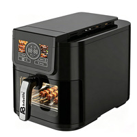 Friteuse à air intelligente Anbolife AI Smart 8L Slim avec écran couleur, 6 programmes de cuisson prédéfinis, système de circulation rapide de l'air, OEM