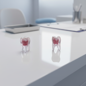 Modelo de Práctica de Conducto Radicular para Dientes de Leche con Raíces Transparentes, para Entrenamiento en Endodoncia - Product Image 5
