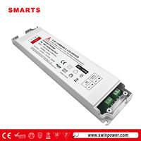 Certificat CE Alimentation Led Lumières Éclairage Plastique Électronique 12v 150w Led Transformateur 24v 200w LED Driver