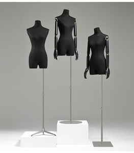 <strong>Plastic</strong> Half Body <strong>Dummy</strong> <strong>Female</strong> Mannequins Without Head - Product Image 3