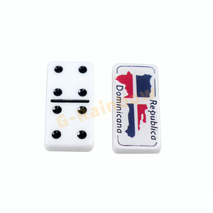 <span class=keywords><strong>Dominó</strong></span> Acrílico con Bandera, Juego de <span class=keywords><strong>Dominó</strong></span> Personalizado con Impresión UV, Juego de <span class=keywords><strong>Dominó</strong></span> <span class=keywords><strong>Doble</strong></span> Seis Personalizado con Bandera Cubana - Product Image 3