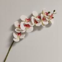 2024 neuer stil 9 köpfe 3d lebensecht berührungsfähige blumen künstliche blumen hochzeitsdekoration künstliche orchideen