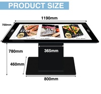Table à écran tactile de jeu Android de 43 pouces pour une utilisation en intérieur Carte LCD interactive pour les jeux de table de vote pour enfants