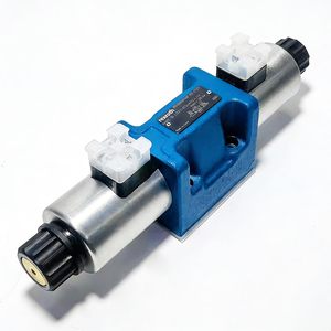 Vanne directionnelle hydraulique à solénoïde Rexroth NG10 24VDC avec commande manuelle - Product Image 1
