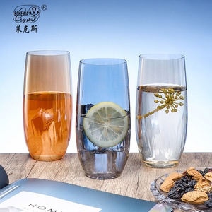 Czech Republic Crystal Water Cup 25180 Waterfall Design Large Capacity For Home Party Use - Product Image 3