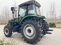 Tracteur agricole de 140 CV à exportation directe d'usine chinoise avec pneus arrière larges anti-crevaison pour rizières
