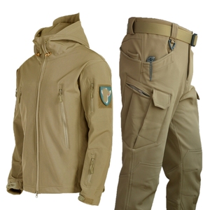 DFS0226 Uniformes de camouflage d'hiver chauds, coupe-vent, imperméables, thermiques, maintien de la température, ensembles SOFTSHELL veste et pantalon - Product Image 4
