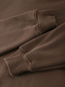 Sudaderas con capucha de algodón 100% de gran tamaño pesado de alta calidad para hombres logotipo personalizado bolsillo con capucha sólido de talla grande incluido otoño lavado - Product Image 4