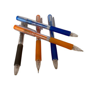 Transparent Plastic Refillable Custom Propelling Mechanical <b>Pencil</b> Set with Ergonomic Comfort Grip - Product Image 2