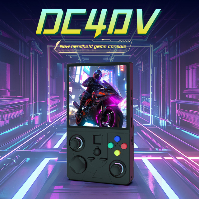 2026 High Quality Cheap DC40V Handheld Game Console Screen 64G Retro Classic Portable Handheld Video Game Console PK R36S