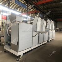 Machine à nouilles électrique automatique commerciale GuoJian, moteur, capacité 500 kg/h, production de nouilles frites instantanées 30 000 pièces/8h