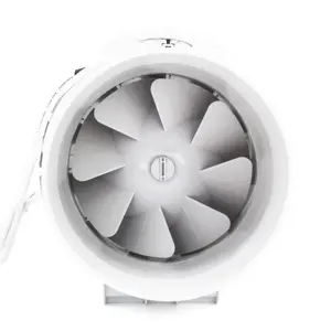 Miglior ventilazione plastica di scarico piccolo 100mm AC silenzioso 4 "pollici elettrico 220v condotto in linea ventilatore