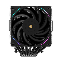 Refroidisseur d'eau PS120 EVO à 7 caloducs, double tour, avec roulements à billes ARGB, compatible avec les sockets 2011, 2066, 1700, 1200, 115x, AM4, AM5