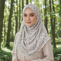 Écharpe très vendue, châle Nature's Embrace, hijab ethnique traditionnel musulman, voile imprimé en coton de haute qualité, hijab pour femmes musulmanes