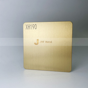 Placa de Acero Inoxidable 304 Estándar JIS Laminada en Frío M36, Acabado Dorado Cepillado N.° 4, Grosor Personalizable de 0.5-0.8 mm, Plegado y Soldadura - Product Image 6