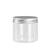 Op voorraad: Transparante plastic potjes 30g 50g 80g 100g 120g 150g 200g met brede opening, PET verpakking, met schroefdeksels voor thee