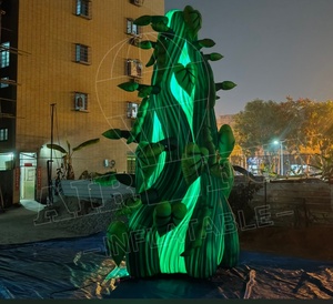 Bơm hơi khổng lồ đậu Mô hình cây cho rừng theo chủ đề hoạt động, chất lượng cao Inflatable cây thực vật cho hiển thị vuông - Product Image 2