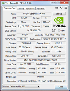 Tarjeta Gráfica Original GTX950 2GB 128Bit GDDR5 para nVIDIA <span class=keywords><strong>Geforce</strong></span> <span class=keywords><strong>GTX</strong></span> <span class=keywords><strong>950</strong></span> - Product Image 3