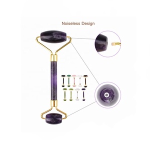 Mushang di alta qualità ametista rullo <span class=keywords><strong>viso</strong></span> <span class=keywords><strong>pietra</strong></span> naturale viola massaggiatore di giada Anti-rughe rullo <span class=keywords><strong>per</strong></span> il <span class=keywords><strong>viso</strong></span> prodotti di bellezza - Product Image 3