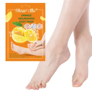 Hot selling Moisturizing Vitamin C Exfoliating Foot Mask Sock Organic Plant Extracts Feet Peeling Baby Your Foot Skin Care Mask