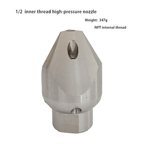 Tubería de alcantarillado de dragado de alta presión con rosca interna de 1/2NPT, tubería de acero inoxidable para limpieza de residuos de suciedad y aceite de lodo bloqueado - Product Image 6