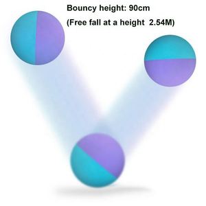 Wholesale American Standard Squash <b>Ball</b> Hollow Rubber Bouncy <b>Ball</b> High <b>Bounce</b> Kids Play Pressure Relief - Product Image 2