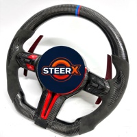 Volant en fibre de carbone pour BMW F10 F11 F15 F18 F20 F23 F25 F30 F32 F35 F40 F80 E84 E87 E90 E92 E93, accessoires de voiture