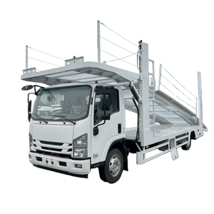 Camion porte-voitures à double pont ISUZU 4x2, camion porte-voitures diesel, manuel, transport de 4 à 5 voitures, double pont de 10 m, Euro 3, <span class=keywords><strong>remorquage</strong></span> - Product Image 1