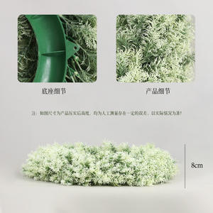 พวงหรีดต้นซีดาร์เทียมแบบพรีเมี่ยมสำหรับเทศกาลคริสต์มาสกลางแจ้งเหมือนจริงของตกแต่งวันหยุดสำหรับประตูหน้าบ้านและกำแพง - Product Image 3