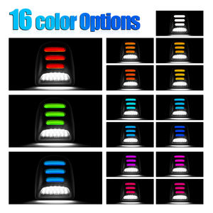 2 יחידות תאורת לוחית רישוי RGB לסיטונאות עבור שברולט סיירה טאהו סברבן עבור ג'י אם סי יוקון עבור קאדילק פיקאפ תאורת אחורית - Product Image 2