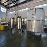 Sistem pemurni air minum komersial/pemurni air RO/harga tanaman perawatan air
