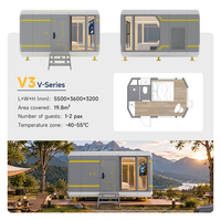 Maison Capsule Intelligente OEM Hors Réseau Solaire Personnalisée ODM Écoénergétique pour Projet d'Extension d'Hôtel Écologique Fourniture en Gros