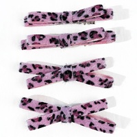 Barrettes à cheveux à motif léopard pour petites filles, barrettes à cheveux scintillantes, accessoires de cheveux mignons pour petites filles