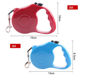 Fabricante al por mayor pequeña correa de plástico grande de nailon multicolores automática retráctil para perros - Product Image 2