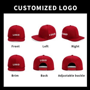 Casquettes Snapback personnalisées à bord plat de l'équipe de conception gratuite Chapeaux publicitaires personnalisés Impression de logo Broderie Hommes Femmes Couleur unie - Product Image 3