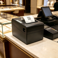 Imprimante thermique directe 80 mm pour l'impression de reçus dans les supermarchés, restaurants et commerces de détail, avec interface USB, en stock