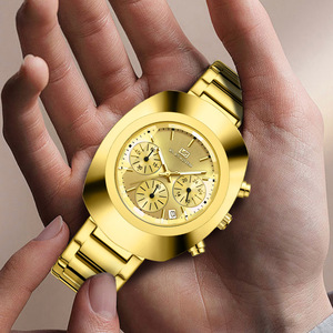 นาฬิกาข้อมือแบรนด์ VA VA VOOM 2513 สำหรับผู้ชาย สไตล์สปอร์ตและลำลอง สายสแตนเลส หน้าปัดทันสมัย ฟังก์ชั่นหลากหลาย พร้อมเข็มวินาที - Product Image 2