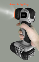 Linterna de Mano Inalámbrica Portátil de 20V con Batería de Litio de Alta Potencia, LED de 1W y 110LM, Lámpara de Trabajo de Emergencia