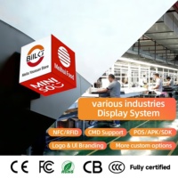 Cubo LED Magico a 4/5 Lati, Schermo per Pubblicità Interna/Esterna, Installazione Verticale Sospesa