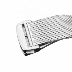 <span class=keywords><strong>Bracelet</strong></span> de montre milanais à dégagement rapide de luxe de haute qualité <span class=keywords><strong>bracelet</strong></span> en maille d'acier inoxydable de déploiement de 20mm pour <span class=keywords><strong>bracelet</strong></span> de montre <span class=keywords><strong>Omega</strong></span> - Product Image 4