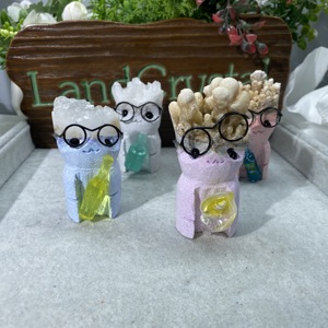 Venta al por mayor a granel LandCrystal Natural Mix Style Calcita <span class=keywords><strong>Groot</strong></span> Escultura Mineral Especímenes Muñeca tallada a mano - Product Image 5