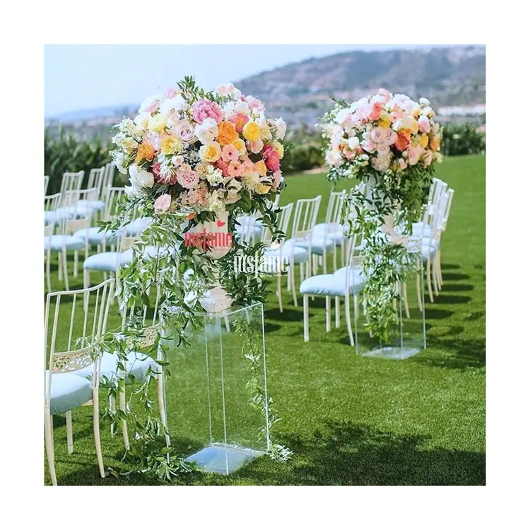 Wedding props flower road lead iron flowers event party stage decoration