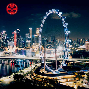 Grandes attractions de parc d'attractions, équipement de parc à thème, <span class=keywords><strong>Grande</strong></span> <span class=keywords><strong>Roue</strong></span> London Eye, <span class=keywords><strong>Grande</strong></span> <span class=keywords><strong>Roue</strong></span> extérieure avec cabine climatisée à vendre - Product Image 1