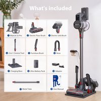 Aspirateur sans fil S3Pro 400W Aspirateur-balai 70 minutes d'autonomie Batterie Aspirateur à main