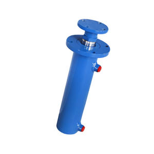 Vérin hydraulique à double effet de 20 tonnes, diamètre 100 mm, avec bride avant FA non standard sur mesure, pour système hydraulique industriel - Product Image 1