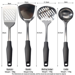 Juego de 12 Utensilios de Cocina de Acero Inoxidable, <span class=keywords><strong>Accesorios</strong></span> de Cocina - Product Image 5