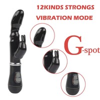 Vente chaude Double Tête Vibromasseur Massage Vaginal Gode Sex Toys Femmes G-Spot Vibrant Clitoris Stimulateur Femelle Masturbateur