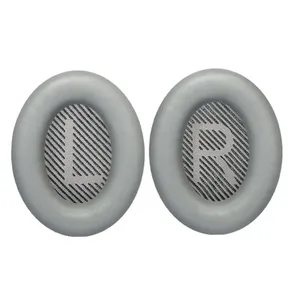 Coussinets d'oreille de remplacement en cuir protéiné multicolores avec mousse à mémoire de forme pour les écouteurs <span class=keywords><strong>Bose</strong></span> <span class=keywords><strong>QC35</strong></span> <span class=keywords><strong>QC35</strong></span> <span class=keywords><strong>II</strong></span> QC25 QuietComfort - Product Image 1